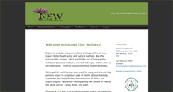 Desktop Screenshot of naturalelitewellness.com