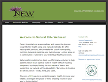 Tablet Screenshot of naturalelitewellness.com